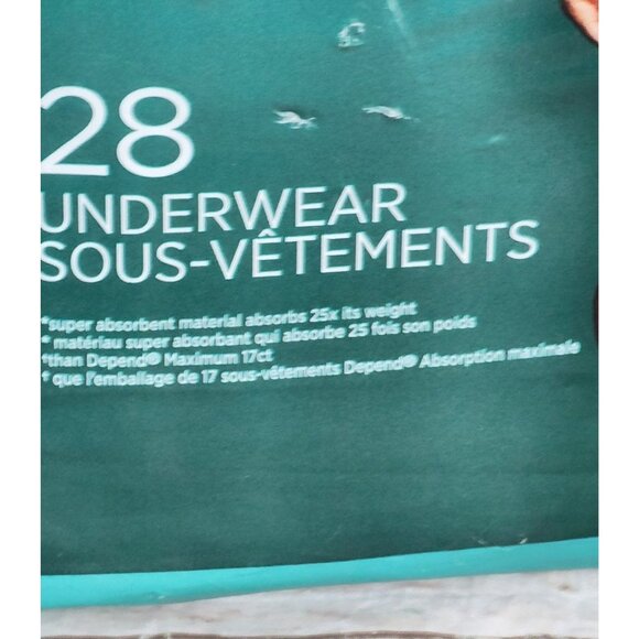 Depend Fresh Protection Underwear L/XL 28 Count Super Absorbent With DryShield - Picture 3 of 9